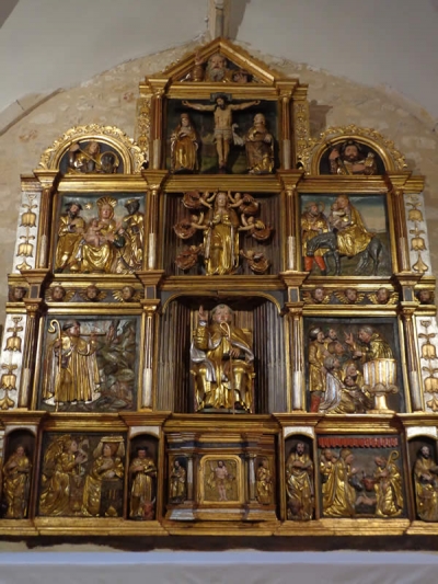 Retablo Mayor de Iglesia de San Millán Abad d Porquera de Butrón